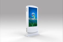 MECO 49” Single-Sided Outdoor Interactive Digital Signage Kiosk