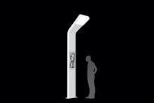 MELa-se 13 Solar-Powered LED Street Light with Integrated E Ink® ePaper Display