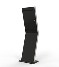MELe 49” Interactive Indoor Kiosk – Tilted Design for Enhanced Engagement