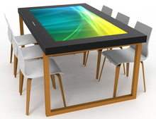 MEWLA 75” 4K Interactive Touchscreen Digital Table with PCAP Touch & Embedded PC