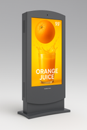 MECO 43” Single-Sided Outdoor Interactive Digital Signage Kiosk