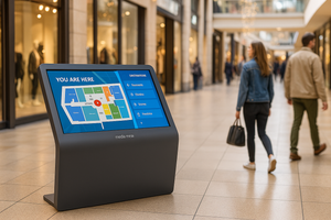 MEDA 55" Indoor Way-Finding Digital Signage Display Kiosk