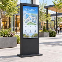 MEO 49″ Outdoor Touchscreen Kiosk | Digital Signage & Interactive Wayfinding