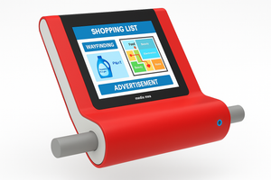 MEZO™ – Smart Shopping Cart Screen with RFID, Wayfinding & In-Store Advertising