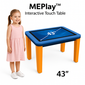 MEPlay™ 43” – Compact Interactive Touch Screen Table for Kids