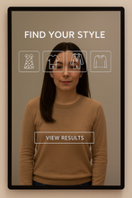 MERo 49" Interactive Mirror Display in Fitting Rooms