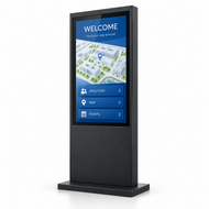 MEO 49″ Outdoor Touchscreen Kiosk | Digital Signage & Interactive Wayfinding