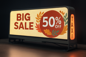 MEAD 2 LED Taxi Rooftop Digital Signage Display
