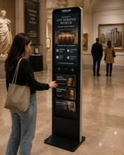 MES-B 22™ Indoor Interactive Digital Signage & Brochure Kiosk – Android 14, PCAP Touchscreen & HD Camera