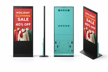 MEL 75” 4K Indoor Digital Signage Totem Kiosk. 700-nit Commercial Display, Android Player + Optional Intel® Core™ i5 PC, Optional 10-Point PCAP Touch + HD Camera