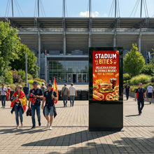 MEO 86" Outdoor Interactive Digital Signage Display Totem