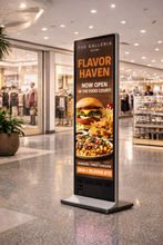 MES-Stretched 69” Pro Ultra-Tall Standing Digital Signage Display Kiosk