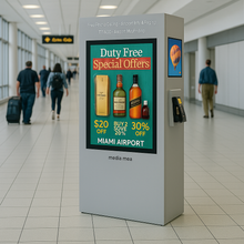 MEAi-43: Smart Airport Digital Signage & Passenger Assistance Solution