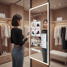 MERo 32" Interactive Mirror Display For Fitting Rooms – Includes Free Full-Body Mirror Extension