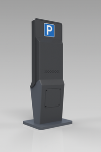 MECE 43” Double-Sided 4K Hybrid Digital Signage Kiosk with Brochure Holder