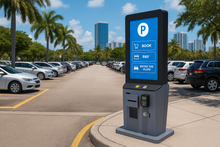 MECE 43” Double-Sided 4K Hybrid Digital Signage Kiosk with Brochure Holder