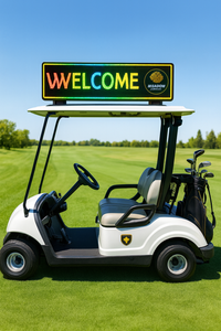 MEOL 2 Golf Cart LED Advertising Display – Dual-Sign Mobile Branding Solution