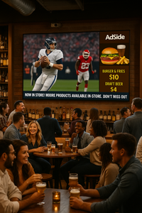 InView AdSide™ by media mea® | Smart Screen Advertising & Promotion Panel