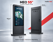 MEO 55” Outdoor Digital Kiosk – Interactive, Customizable Display for High-Traffic Zones