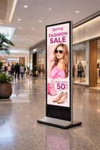 MES-Stretched 69” Pro Ultra-Tall Standing Digital Signage Display Kiosk