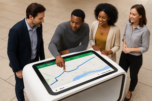 MEBO™ 43” Interactive Digital Touch Table with PCAP Touch & Built-In Intel i5 PC – Multi-Touch Table for Retail, Hospitality, Education & Corporate | media mea