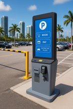 MECE 43” Double-Sided 4K Hybrid Digital Signage Kiosk with Brochure Holder