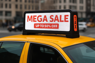 MEAD 2 LED Taxi Rooftop Digital Signage Display