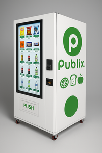 MEVend™ 55 – 55” Smart Interactive Vending Machine with Digital Touchscreen, Refrigeration, and Custom Branding