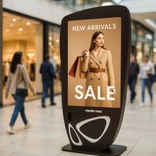 MEDi 55” Interactive 4K Digital Signage Kiosk | Windows & Android OS | Luxury Advertising Display for High-End Retail & Businesses