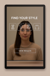 MERo 32" Interactive Mirror Display For Fitting Rooms