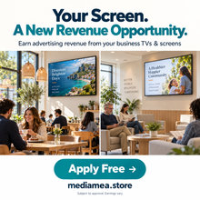Earn Advertising Revenue From Your Business TVs & Screens