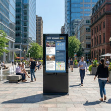 MEO 86" Outdoor Interactive Digital Signage Display Totem