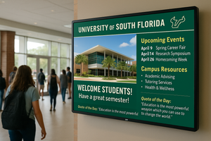 MEiD 75” Indoor Wall-Hanging 4K UHD LCD Commercial Display