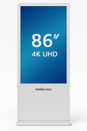 MES 86" Indoor Interactive Digital Signage Display Totem