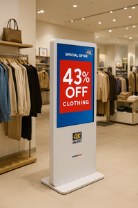 MES 43" Indoor Interactive Digital Signage Display Totem