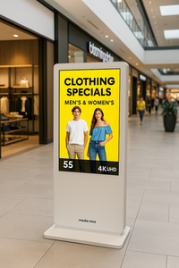 MES 55" Indoor Interactive Digital Signage Display Totem