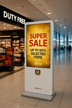 MES 65" Indoor Interactive Digital Signage Display Totem