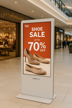 MES 75" Indoor Interactive Digital Signage Display Totem