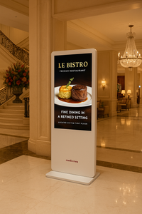MES 49" Indoor Interactive Digital Signage Display Totem