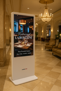 MES 55" Indoor Interactive Digital Signage Display Totem