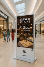 MES 86" Indoor Interactive Digital Signage Display Totem