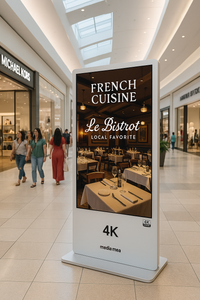 MES 86" Indoor Interactive Digital Signage Display Totem