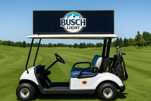 MEOL 2 Golf Cart LED Advertising Display – Dual-Sign Mobile Branding Solution