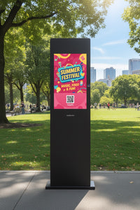 MEO 32" Outdoor Interactive Digital Signage Display Totem