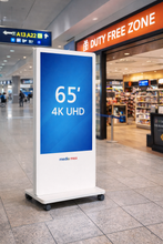 MES 65” Premium Interactive 4K Digital Signage Totem | Intel® Windows PC | 10-Point PCAP Touch | 700-Nit Commercial Display | Camera Ready
