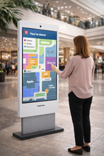 MEZ 65” Premium Interactive 4K Digital Signage Totem | Intel® Windows PC | 10-Point PCAP Touch | 500-Nit Commercial Display | Camera Ready