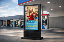 MEO 75” Single Sided Outdoor Interactive Digital Signage Display Kiosk