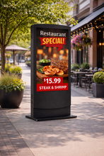 MECO 49” Single-Sided Outdoor Interactive Digital Signage Kiosk
