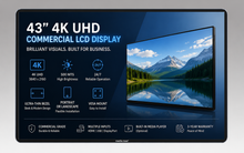 MEiD 43" Indoor Digital LCD Wall Mounted Display