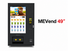 MEVend™ 49 – 49” Smart Interactive Vending Machine with Digital Touchscreen , Refrigeration, and Custom Branding